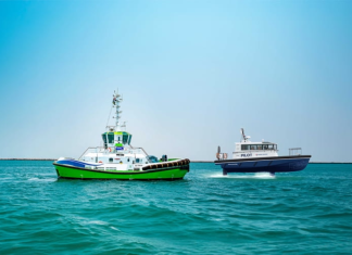 The electric tugs and pilot boat will contribute to sustainability goals