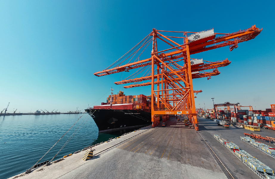 Container traffic at Salalah has been hit by developments in the Red Sea