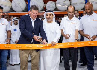 The expanded facility was officially opened at a ceremony attended by Survitec CEO Robert Kledal and Sharief Al Awardi, Director General of the Fujairah Free Zone.