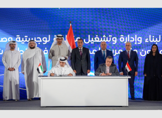 The KEZAD East Port Said agreement was signed by Ahmed Al Mutawa, Regional CEO of AD Ports Group, and Admiral Mohamed Ahmed Mahmoud, Vice Chairman of SCZONE for the Northern area