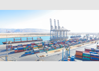 Container volumes at Sokhna are rising fast