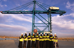 The Port of Neom is recruiting a new generation of female employees to become remote control crane operators