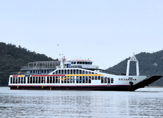 The new coastal ferry classed by IRS for a South Korean owner