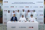 The Head of Terms agreements being signed by representatives of AD Ports, ASRY and JM Baxi