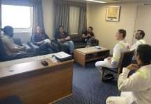 Tristar shore-based team links up with shipboard staff