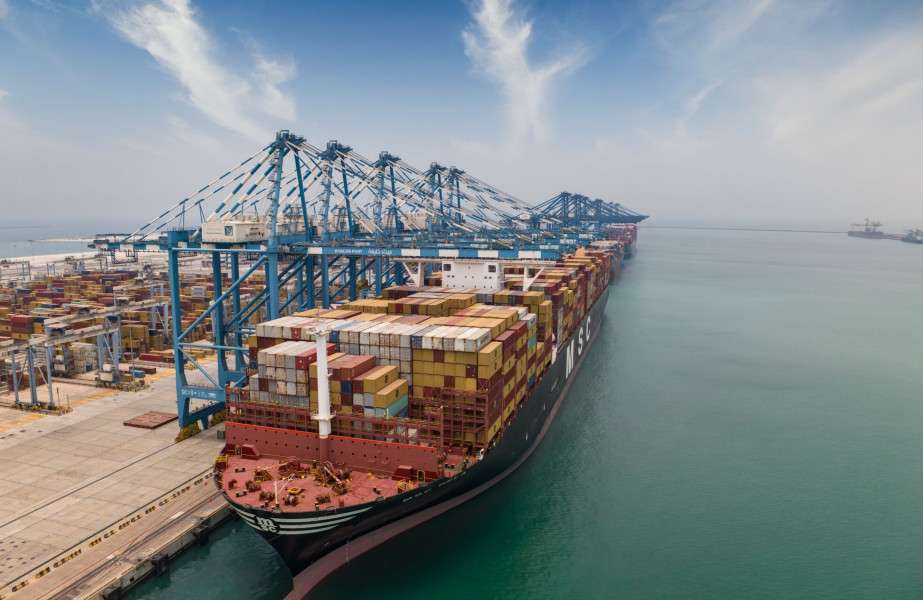 The new grain storage and processing facility will be located within Khalifa Port