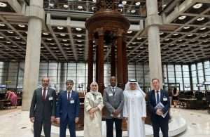 The UAE delegation visiting Lloyds of London