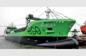 The bulk carrier Misje Lilly, which was recently handed over to its owner by Colombo Dockyard