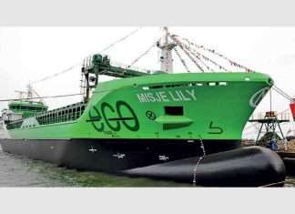 The bulk carrier Misje Lilly, which was recently handed over to its owner by Colombo Dockyard