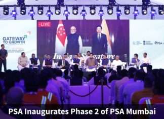 The official opening ceremony for PSA Mumbai Phase 2