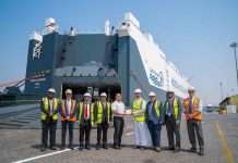World’s largest car carrier calls at Jebel Ali port