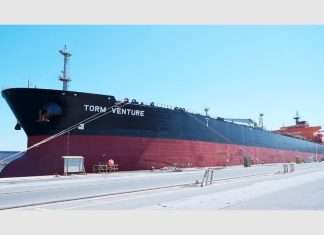 The product tanker Torm Venture recently underwent a major programme of maintenance and repair at ASRY