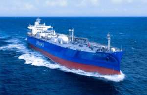 The newly delivered gas carrier Megrez