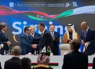 The signing of the historic partnership to transform Misurata Free Zone Port into a regional transshipment hub with a capacity of 4 million TEU a year