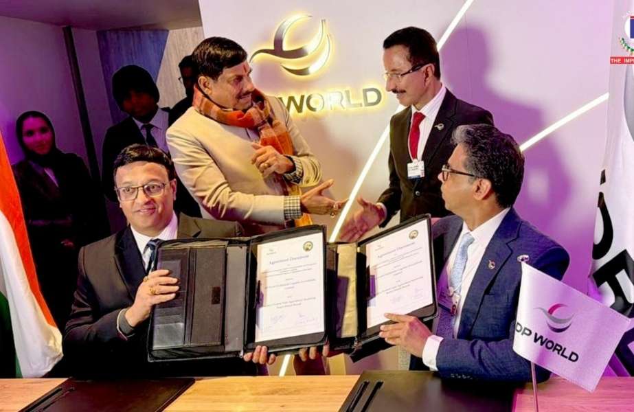 Story-9 The agreement was exchanged at the World Economic Forum in Davos in the presence of Sultan Ahmed bin Sulayem, Group Chairman and CEO of DP World, and Dr. Mohan Yadav, Hon. Chief Minister of Madhya Pradesh.