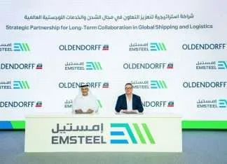 Emsteel and Oldendorff Carriers have signed a new contract to ship raw materials for the UAE-based industrial group