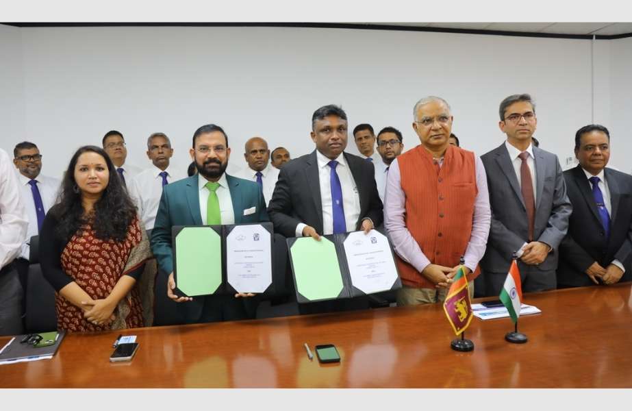 From left to right: Devika Lal - Counsellor (E&C) Indian High Commission of India; Capt. S Divakar, MD&CEO, Dredging Corporation of India; Thimira S Godakumbura, MD/CEO, Colombo Dockyard; His Excellency Santosh Jha, High Commissioner of India to Sri Lanka; and Capt. Jagmohan, Director, Biju George Director.