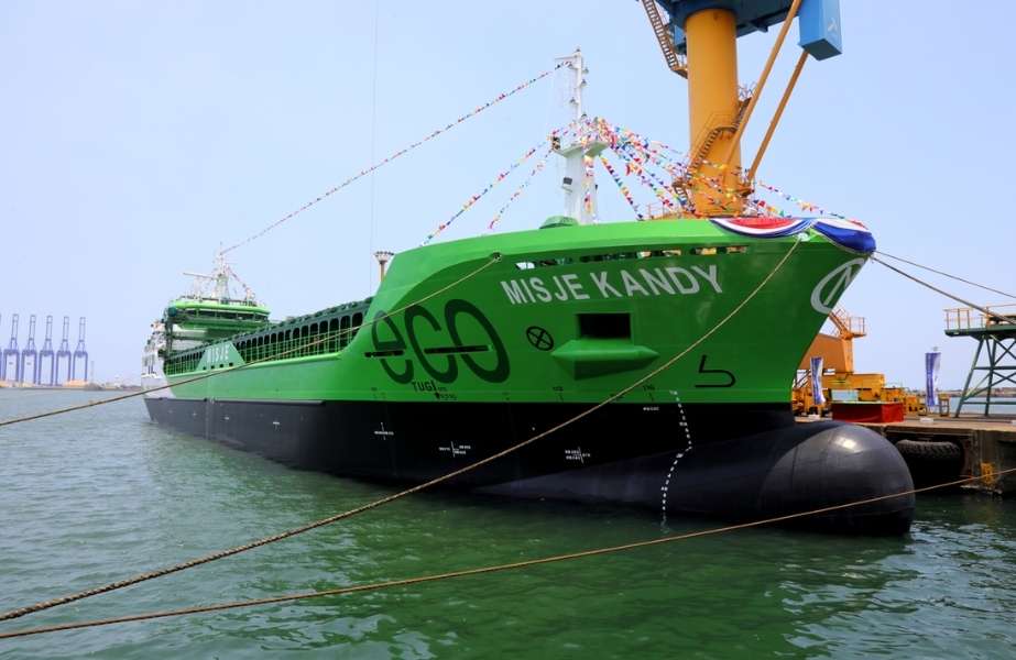 Misje Kandy, the tenth and final vessel in a series built by Colombo Dockyard during its recent delivery ceremony