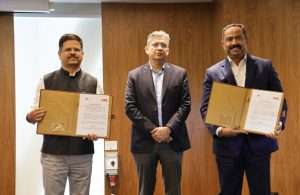 The MoU was exchanged between Shri Susanta Kumar Purohit, Chairperson, VoCPA, and Shri Mahesh Krishnappa, Senior Vice President, Division Lead, ABB Singapore, in the presence of Shri Vijay Kumar, IAS, Secretary, Ministry of Ports, Shipping and Waterways, Government of India