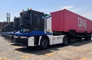 A number of Westwell E-Trucks are now operational at Hutchison Ports Sohar