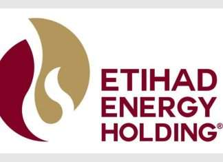 The new logo of Etihad Energy Holding, formerly Gulf Navigation