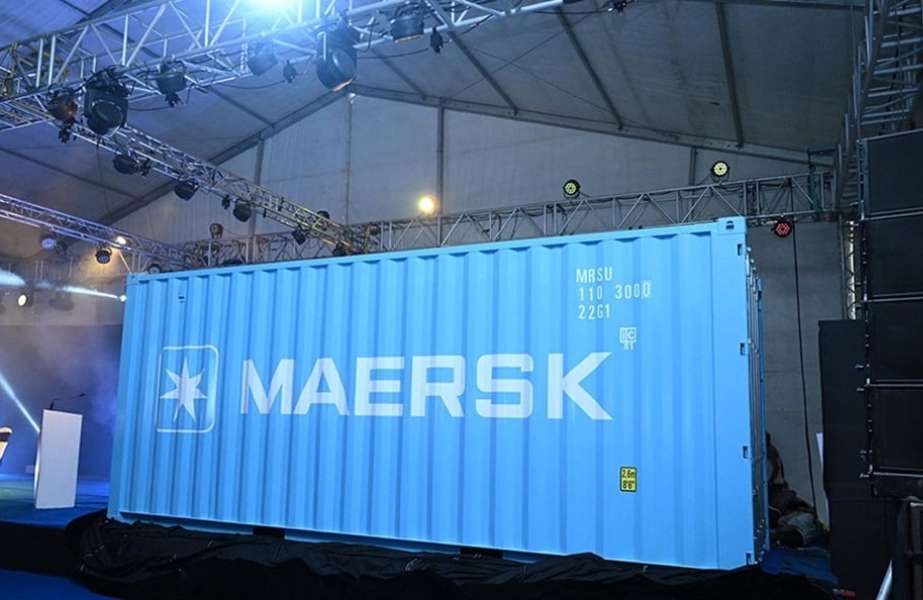 The milestone first container manufactured in India for Maersk The milestone first container manufactured in India for Maersk