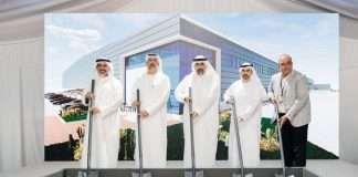 The groundbreaking ceremony for the new JAFZA logistics park