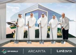 The groundbreaking ceremony for the new JAFZA logistics park
