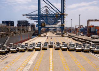New electric tractors delivered to DP World Jeddah terminal The new electric terminal tractors at Jeddah Islamic Port’s South Container Terminal