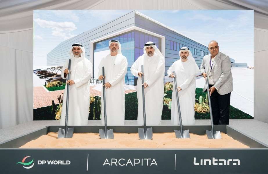 The groundbreaking ceremony for the new JAFZA logistics park The groundbreaking ceremony for the new JAFZA logistics park