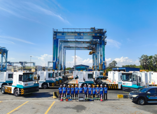 Westport delivers electric terminal tractors with swappable batteries Westwell has delivered a fleet of E-TTS along with a battery swapping system to Westports Malaysia
