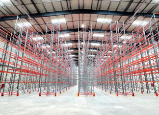 The new multi-client logistics facility in Riyadh