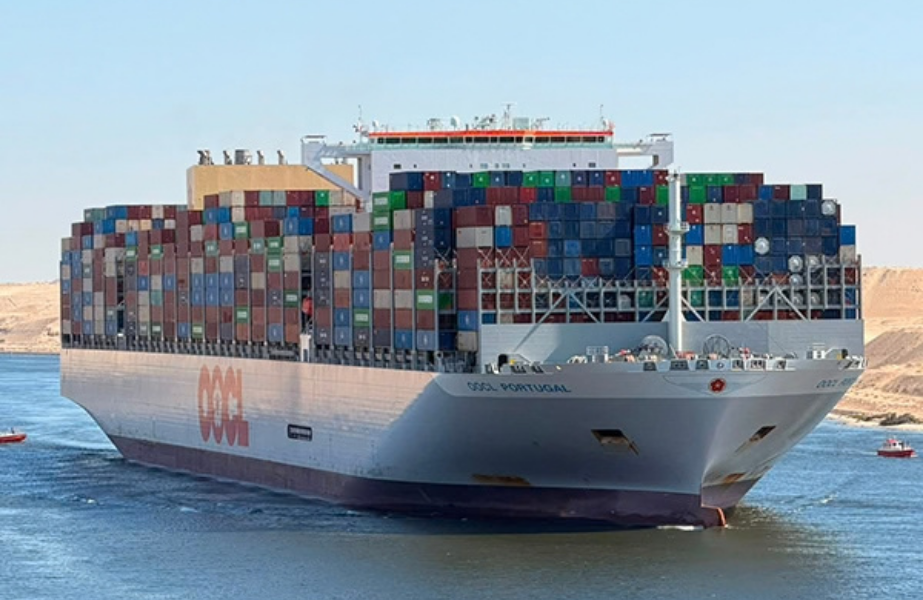 Story-11 The OOCL Portugal transited the Suez Canal in September