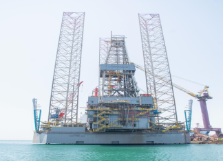 The rig Admarine 339 at ASRY for major upgrades and repairs 