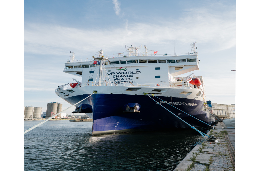 DP World London is the group’s first methanol dual fuel container vessel