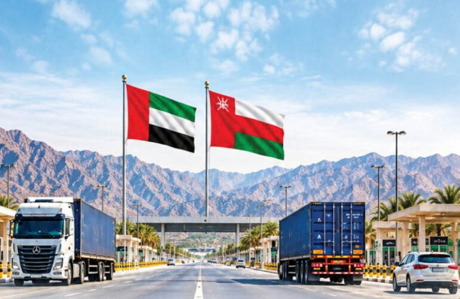 Traffic passing through the border between UAE and Oman is rising sharply thanks to the new Customs initiatives
