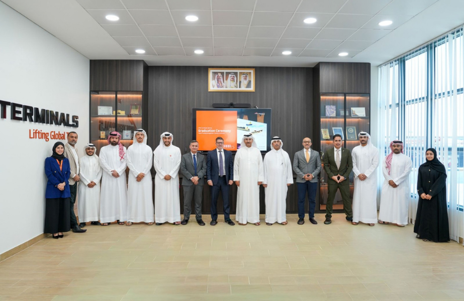 Story-9 APM Terminals Bahrain celebrates Bahraini trainees achieving international Vessel Tracking Management System (VTMS) certification at a recent graduation ceremony