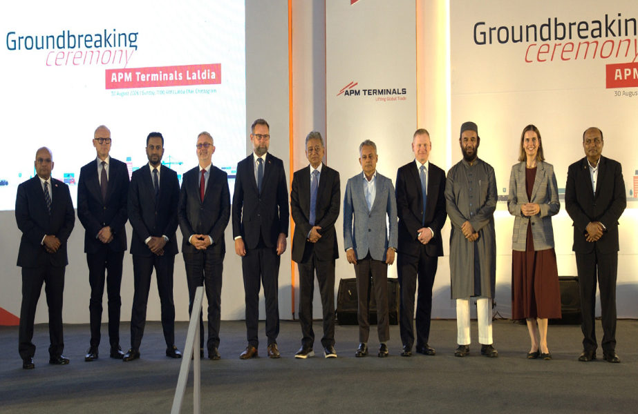 Story-9 Dignitaries attending the groundbreaking ceremony for the new Laldia Container Terminal