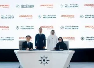 KEZAD signs deal with Jindong Property to build new logistics facility in Abu Dhabi KEZAD and Jingdong Property executives sign an agreement to develop a new logistics facility